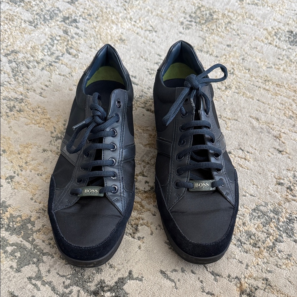 Boss Black Men's Lace-Up Low-Top Sneakers